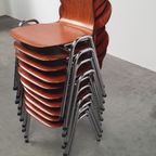 10x Eromes Pagholz Industriële Stapelbare Design Stoel thumbnail 23