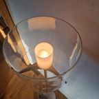 Italiaanse Design Vloerlamp Met Glazen Kap En Diffuser. thumbnail 9