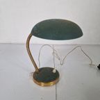 Italiaanse Goosneck Vintage Bureau Lamp Jaren 50 thumbnail 3