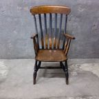 Antieke Engelse Captain Chair thumbnail 3