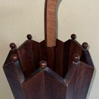 Vintage Italiaanse Houten Arts & Crafts Paraplubak thumbnail 8