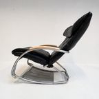 Lederen Bonaldo Swing Loungestoel Van Jochen Hoffman, 1990'S thumbnail 8