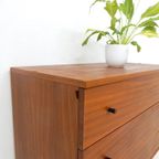 Retro Vintage Ladekast Kast Dressoir Tv Meubel Jaren 60 Teak thumbnail 6