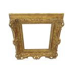 Vintage Houten Barok Rococo Stijl Lijst Klassiek Goud 35x29cm thumbnail 13