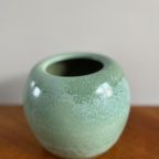 Vintage Turquoise Vaas - Gubbels Helden thumbnail 8