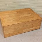 2 X Rustieke Houten Salontafel / Bijzettafel P/p/s thumbnail 5