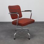 Bureaustoel Met Voetenbankje Paul Schuitema Fana 1960s thumbnail 4