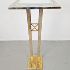 Regerncy Fratelli Orsenigo Zuil Messing Chrome Side Table 70 thumbnail 14