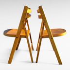 2x Mid Century Design Beukenhout Klapstoelen. thumbnail 4