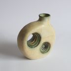 Space Age Ceramic Vase With Holes By Nikos Dazelidis, Athens 1960S thumbnail 3