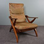 Vintage Topform Fauteuil/ Lounge Chair, Hoge Rug thumbnail 2