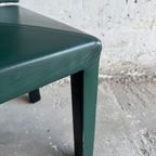 Set Fo 4 Arcadia Green Leather Chairs By Paolo Piva For B&B Italia thumbnail 7