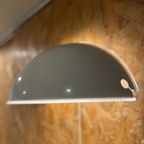 Flos Quarto Wandlamp Van Tobia Scarpa, Moderne Witte Kwart Bol. Jaren 70 Ontwerp, Italiaans Desig thumbnail 4