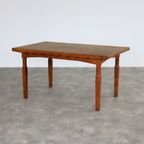 Brutalist Eettafel | Vintage Tafel | Eiken | Kjaernulf thumbnail 2