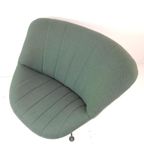 2 Rudolf Wolf Swivel Chair Modello Groen Ploegwool Fauteuils thumbnail 13