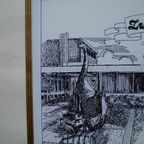 Vintage Glasgravure Zwanenburg thumbnail 4