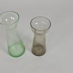 Leerdam Glas - Copier - Hyacint Glazen (2) - Annagroen - Rookglas - 1933 thumbnail 3