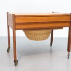 Deense Vintage Fournituren Tafel Teak thumbnail 10