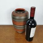 Vintage Keramiek Vaas Krupp-klinker West Germany thumbnail 3