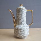 Vintage Gemarmerd Koffie Setje thumbnail 4