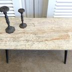 Prachtige Retro Vintage Midcentury Marmeren Salontafel thumbnail 20