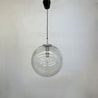 Large Limburg Glashütte Hanging Lamp Globe 1970S Germany thumbnail 5