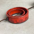 Vintage W. Germany Keramiek Muurhanger / Wanddecoratie Met Ronde Schijven thumbnail 7