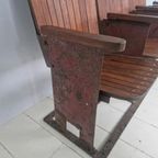 Jaren 30 Art Deco Cinema Bioscoop Stoelen Bankje thumbnail 3