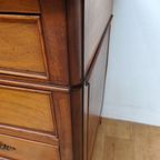 Vintage Frans Dressoir Commode Ladekast Badkamerkast Met Marmer Blad 501 thumbnail 12