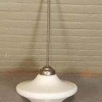 Vintage Art Deco Opaline Druppel Hanglamp Plafondlamp thumbnail 10