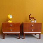 Set Vintage Design Nachtkastjes, Meurop, Pierre Guariche thumbnail 2