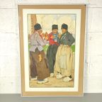 Henri Cassiers - Grote Ingekaderde Druk thumbnail 5