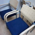 5 X Postmoderne Memphis Stijl Armstoelen/ Vergaderstoelen Door Arge2 Voor Wiesner Hager, 1980S thumbnail 22