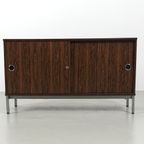 Vintage Dressoir Met Chromen Details 63174 thumbnail 4