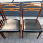 Set Van 4 Johannes Andersen Eetkamerstoelen thumbnail 21