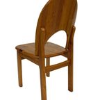 Vintage Set Van Vier Rainer Daumiller Grenen Stoelen Design thumbnail 15