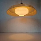 Vintage Fiberglas Bakeliet Lamp Van Louis Kalff Voor Philips thumbnail 6