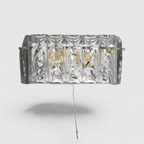 Vintage Italiaanse Wandlamp - Kristal, Jaren '60 | 01256 thumbnail 6