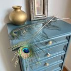Vintage Art Deco Ladekast (homestead Blue) thumbnail 5