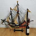 Groot Modelschip Santa Maria Columbus Boot, Zeilschip thumbnail 4