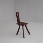 French Brutalist Tripod Chair thumbnail 5