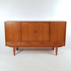 Vintage Teak Houten Dressoir | Highboard | Wandkast Deens thumbnail 6