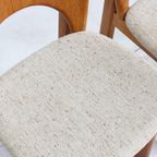 5 Vintage Deense Mid Century Eetkamer Stoelen Glostrup thumbnail 7