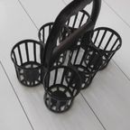 Vintage Flessenrek Flessenmand Curver Bruin thumbnail 3