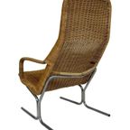 Vintage Rotan Fauteuil - Dirk Van Sliedregt Jaren 60 Design thumbnail 15