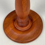 Vintage Massief Teakhouten Plantenstandaard / Zuil Of Piedestal. Denemarken 1960'S thumbnail 12