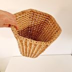Vintage Mand Prullenbak Prullenmand Sisal Mand Pot Retro Jaren thumbnail 6