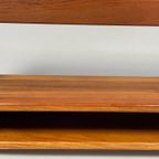 Vintage Wandplank, <<<brand>>>, Massief Teak, Denemarken 1970's thumbnail 15