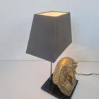 Hollywood Regency Tafel Lamp Farao Deknudt Jansen Stijl thumbnail 9