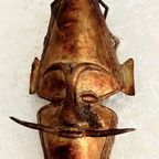 Set Antiek West Afrika Etnische Altaar Maskers thumbnail 2